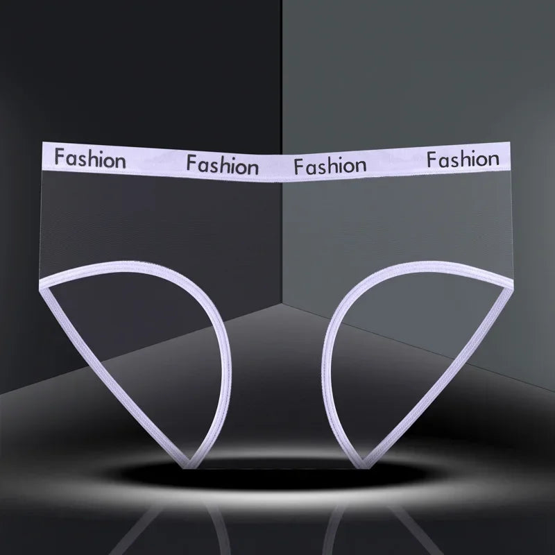 Transparent Mesh Underwear for Women Summer Ultra-thin Briefs Seamless Sexy Panties Perspective Female Triangle Underpants