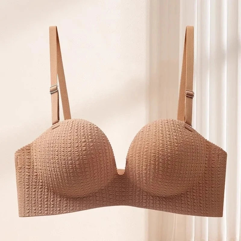Seamless Bras for Women Invisible Underwear Push Up Bra 3/4 Cup Bralette Cute Comfort Brassiere Nonwire Simple Sexy Lingerie