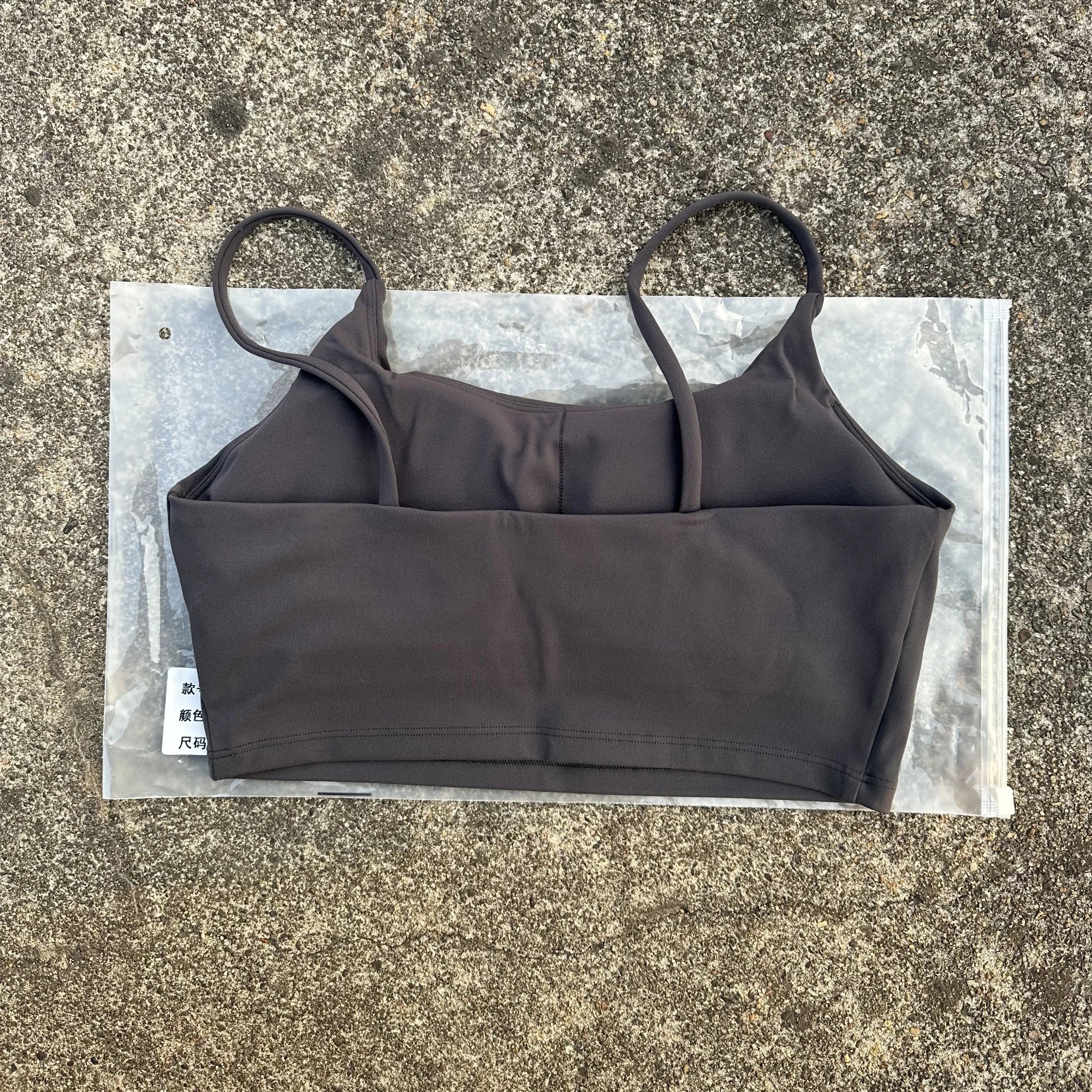 Solid Color Women Fitness Sports Bra Top Gym Yoga triangle backless Athletic Back Cutout Cross Tight Workout Soft With Chest Pad