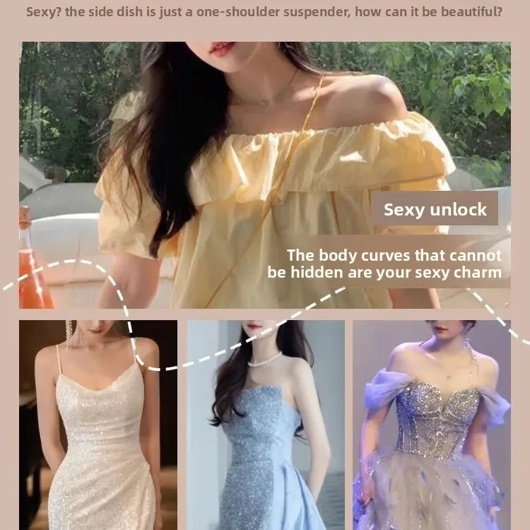 10cm Ultra Push Up Strapless Bra Anti-Slip Grip Palm Cup Lift No Wire Tube Top Bustier for Women Lift Support Wedding Lingerie