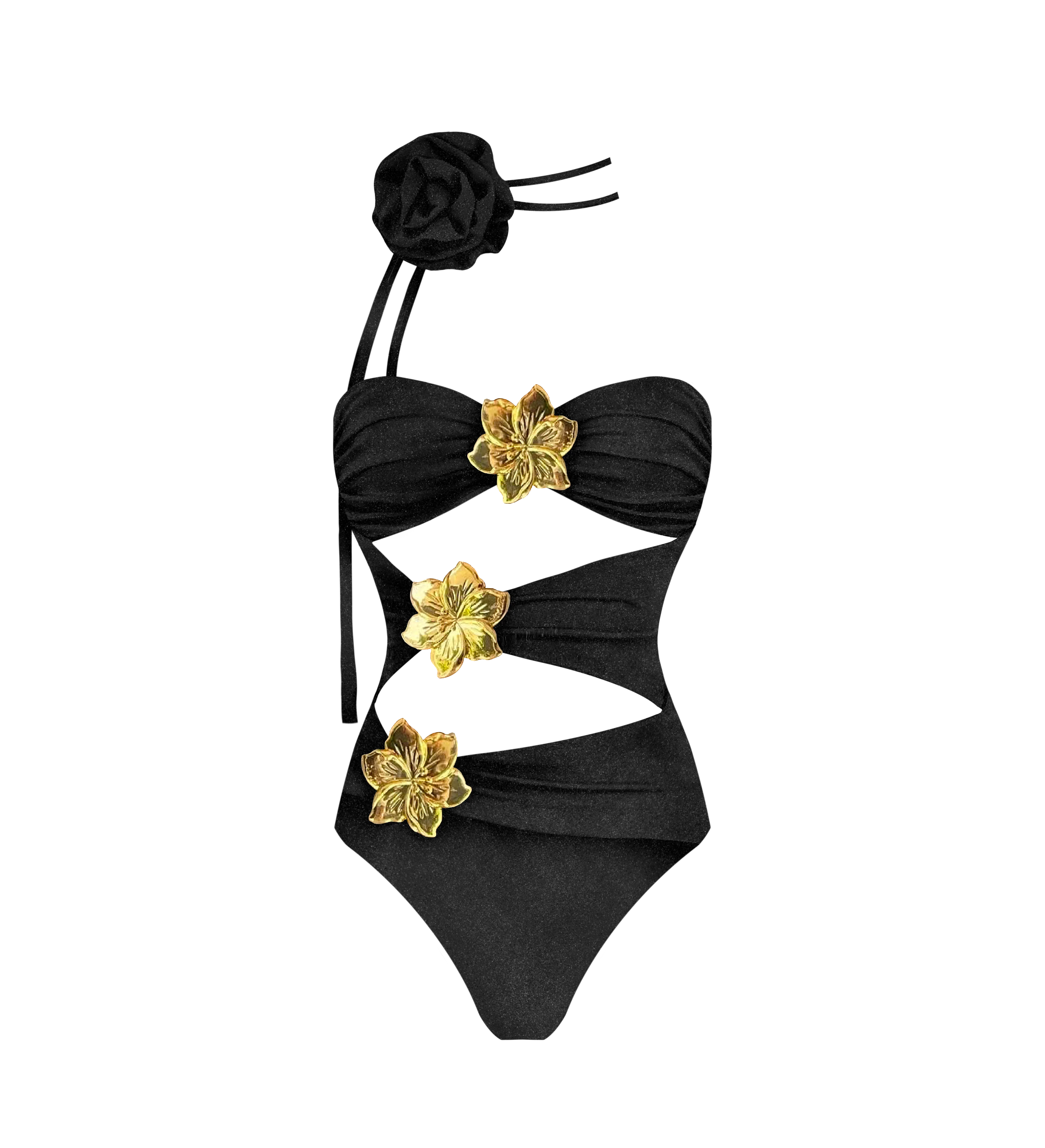 2024 High Quality One Piece Swimsuit Floral Ruffle Printed Push Up Women Bikini Set Swimwear Slimming Bathing Suit Beach Wear