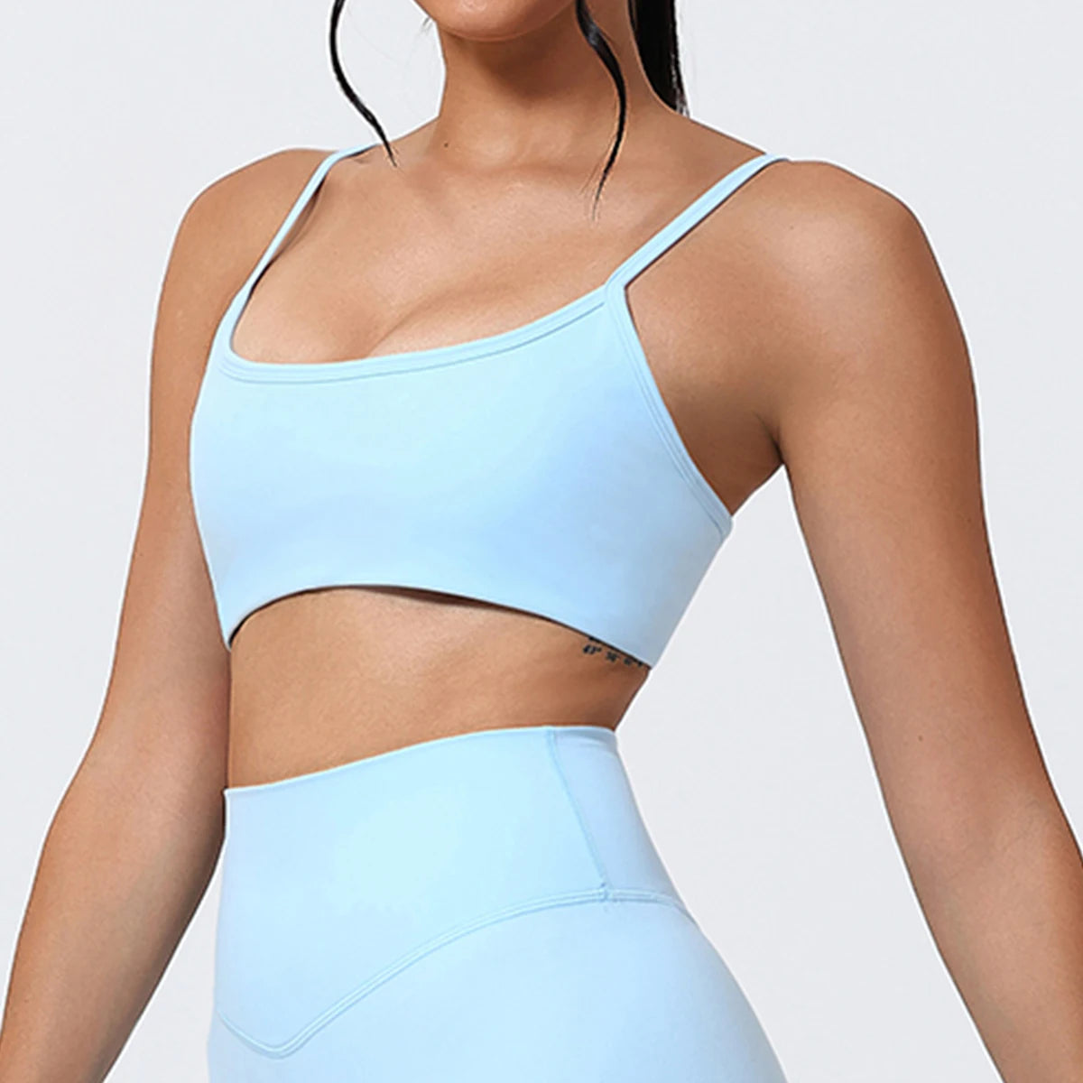 Ctenkevet Backless Sports Bra for Women Sexy Supportive Fitness Yoga Top Gym Running Bra Female Comfortable Sports Top
