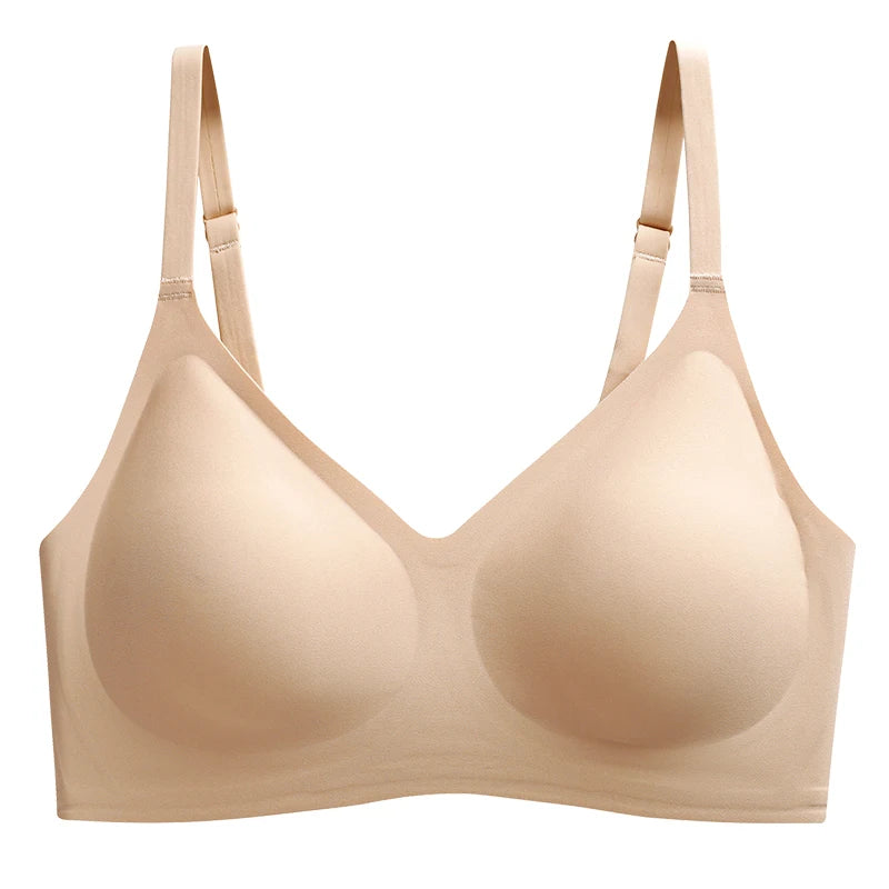 CAITING Seamless Wireless Bra for Women – Ultra-Soft Comfortable Everyday Lingerie with Light Support, Invisible Under T-Shirts