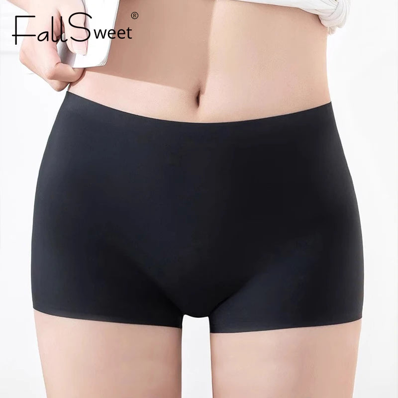 FallSweet 8PCS Anti-See-Through Ice Silk Breathable Seamless Panties for Woman Soft Breathable Underwear Sexy Female Lingerie