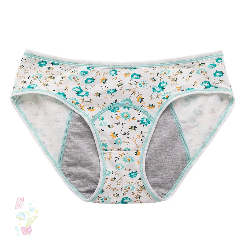 Women's Briefs Physiological GirlsPants Leak-proof Menstrual Underwear Cotton Ladies Breathable Cute Under Panties Underwear
