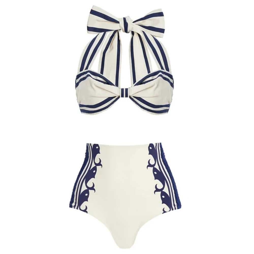 2025 Sexy Women's Swimsuit New Strapless Simple One-piece Swimwear with Shorts Two-piece Set Sliming Bodysuit Beachwear Monokini