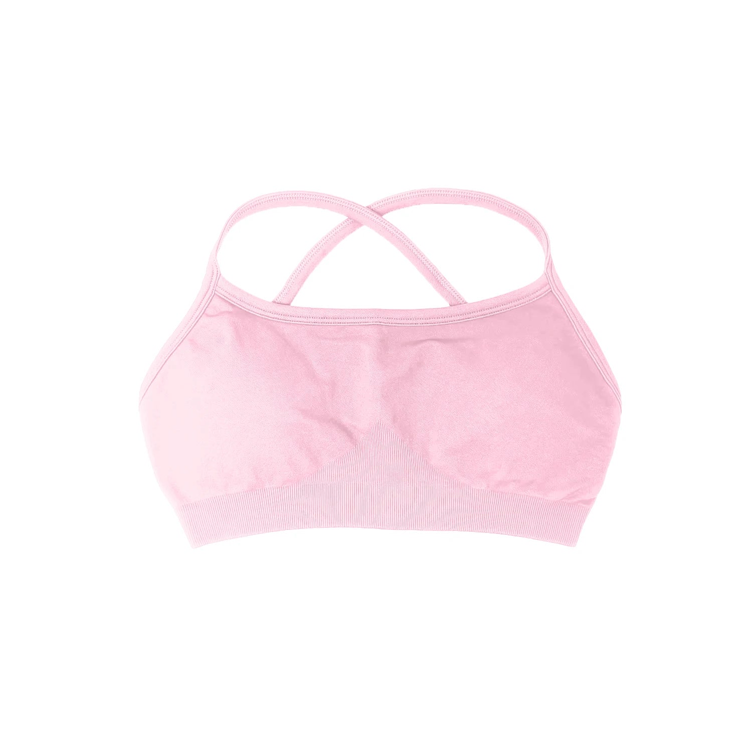 NCLAGEN Sports Bra Seamless Yoga Top Women Fitness Article Gym Active Wear Back Cross Workout Push-up Fitness Running Underwear