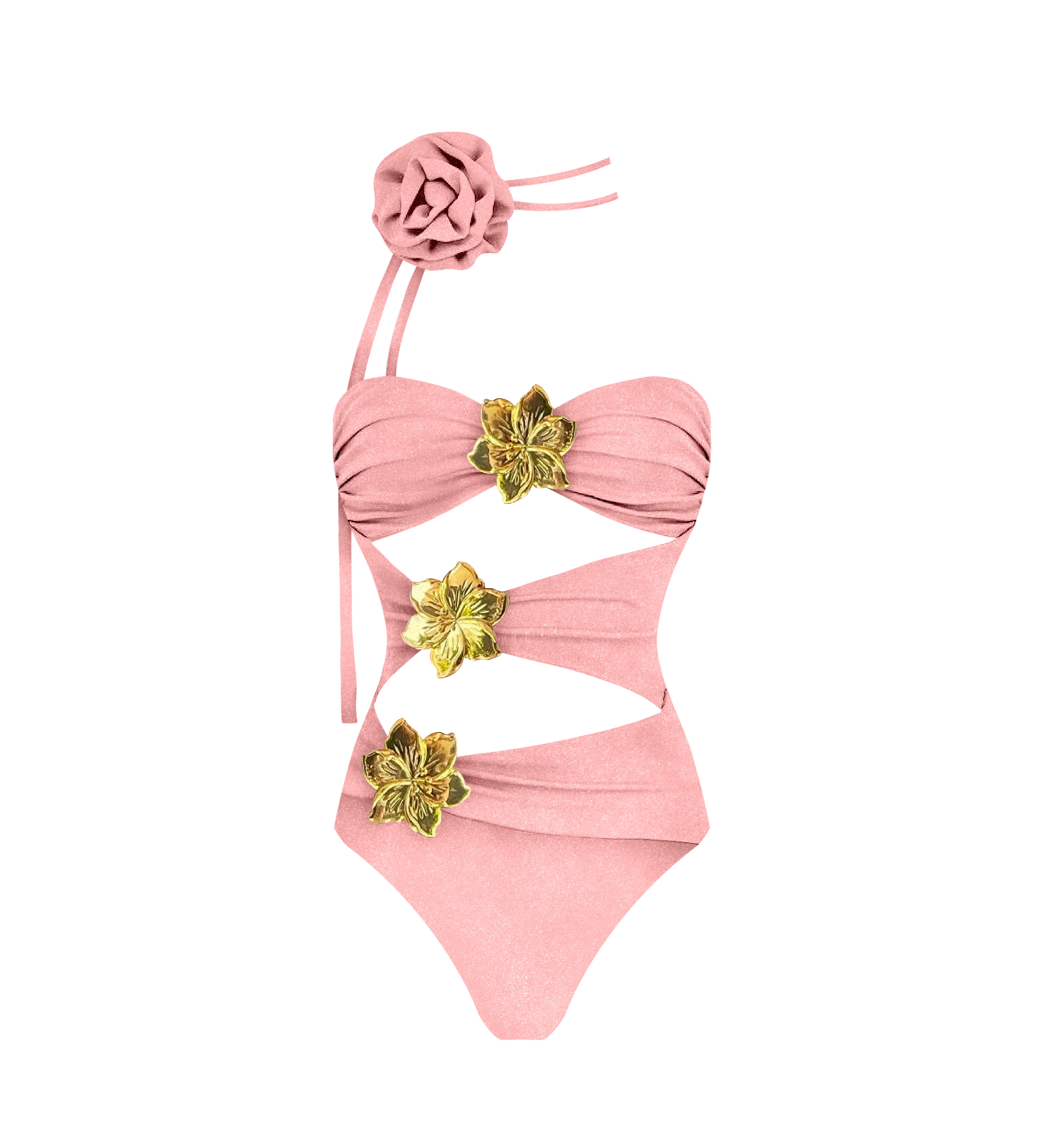 2024 High Quality One Piece Swimsuit Floral Ruffle Printed Push Up Women Bikini Set Swimwear Slimming Bathing Suit Beach Wear