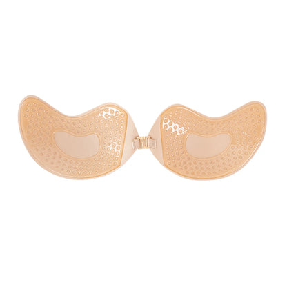 Sexy Invisible Bras Women's Push Up Silicone Mango Bra Without Straps Self Adhesive Seamless Strapless Front Closure Lingerie