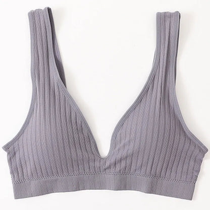 Seamless Bras For Women Sports Deep V Bra Tops Female Non-wire Brassiere Women Underwear Backless Sexy Lingerie Soft Intimates