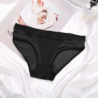 Hot Sexy Mesh Hollow Out Women Panties Plus Size M-XL Brief Transparent Low Rise Lingerie Female Breathable Underwear Underpants