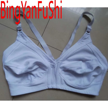 Seamless cotton bras for women push up large chest 80 85 90 95 100 105 110 115 C D E F G cup full-cover sexy lace bralette C01