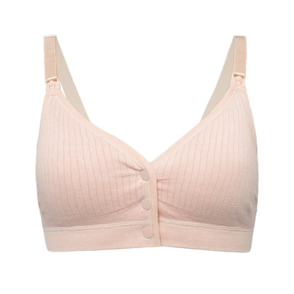 Pregnancy Seamless Nursing Bra Front Closure Comfortable Women's Push Up Breastfeeding Bra Maternity Underwear