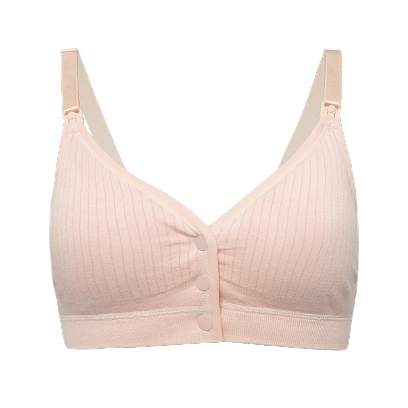 Pregnancy Seamless Nursing Bra Front Closure Comfortable Women's Push Up Breastfeeding Bra Maternity Underwear