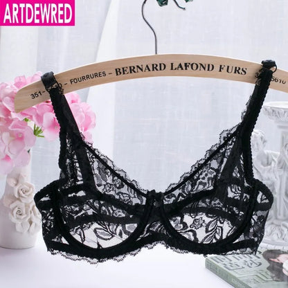 2018 NEW Sexy Women Lace Bra Luxury Cotton Mesh Bralette Lingerie Female Seamless Unpadded Floral Brassiere Intimates Femme