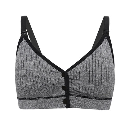 Pregnancy Seamless Nursing Bra Front Closure Comfortable Women's Push Up Breastfeeding Bra Maternity Underwear