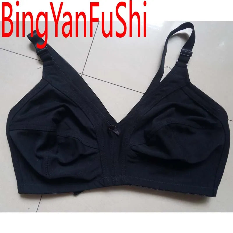 Seamless cotton bras for women push up large chest 80 85 90 95 100 105 110 115 C D E F G cup full-cover sexy lace bralette C01