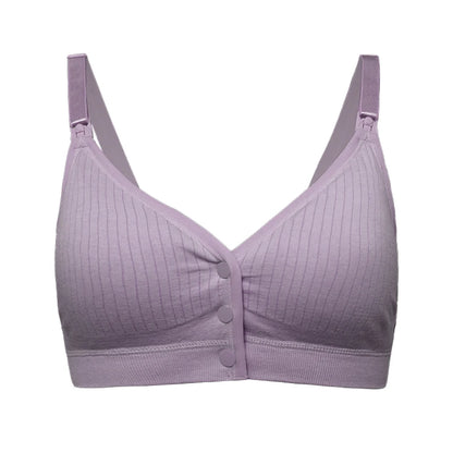 Pregnancy Seamless Nursing Bra Front Closure Comfortable Women's Push Up Breastfeeding Bra Maternity Underwear