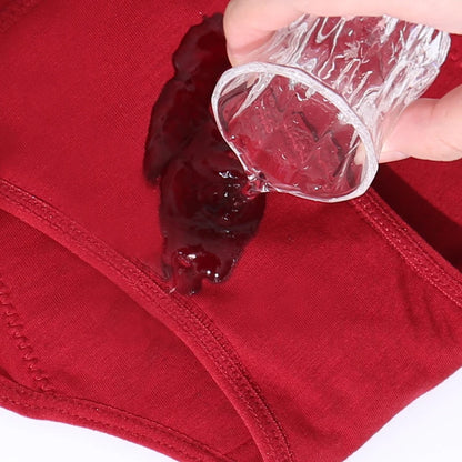 4 Layers Menstrual Panties Leak Proof Bamboo Peirod Underwear for Women Absortent Undies Incontinence Heavy Flow Period Panties