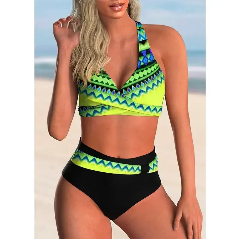 Push Up Bikinis 2026 Swimsuit Women High Waist Swimwear Female Bathing Swimming Swim Suit Bathers Beachwear Ladies