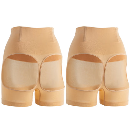 FLARIXA 1/2/3Pcs Shapewear Butt Lifter Seamless Women High Waist Slimming Panty Tummy Control Knickers Pant Briefs Body Shaper