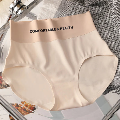 FallSweet 4PCS High Quality Women's Cotton Panties Seamless Briefs Plus Size Woman Lingerie Sexy Female Invisible Underwear M-XL