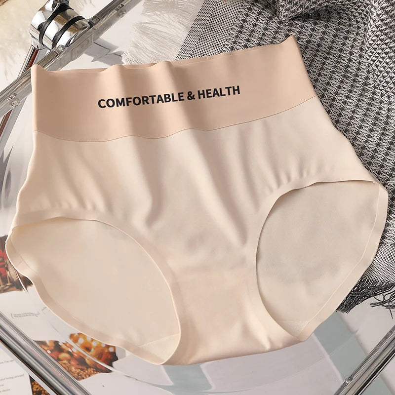 FallSweet 4PCS High Quality Women's Cotton Panties Seamless Briefs Plus Size Woman Lingerie Sexy Female Invisible Underwear M-XL