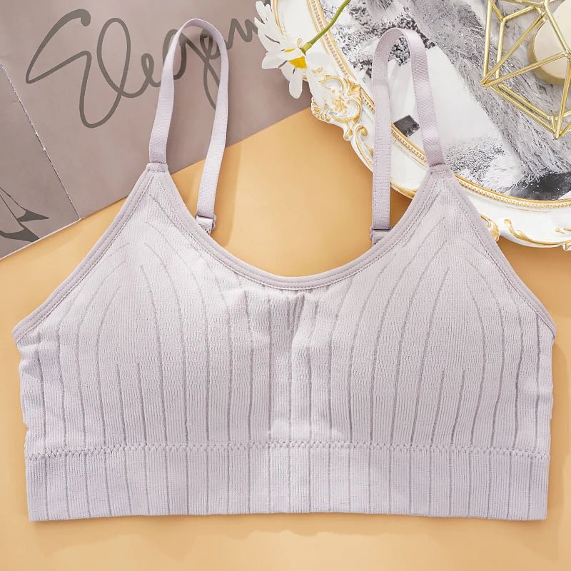 Sexy Wireless Bralette Seamless Women Bra Padded Sleep Tops U-Shaped Back Sports Crop Lingerie Breathable Top Underwear