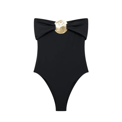 MUJER Off Shoulder Black Woman Body Sleeveless Tight Bodysuit Lingerie Sexy Backless Bodysuit Women Summer One Pieces Swimsuit
