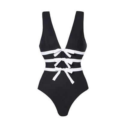 2025 Sexy Women's Swimsuit New Strapless Simple One-piece Swimwear with Shorts Two-piece Set Sliming Bodysuit Beachwear Monokini