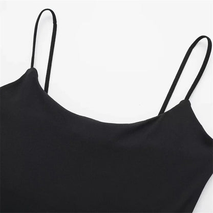 MUJER White Black Body Woman Sleeveless Tight Bodysuit Lingerie Sexy Woman Bodys Bodycon Backless Bodysuit Women Summer Tops