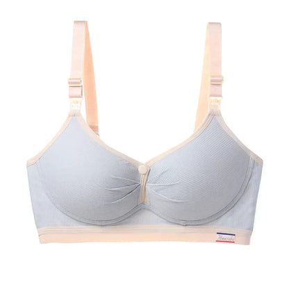 High Quality Maternity Nursing Bras Cotton Breastfeeding Pregnant Underwear Seamless Large Size Breathable Bra Push Up
