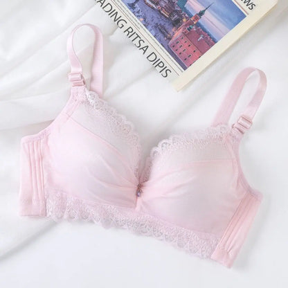 Ultra Push Up Bra with Side Support, 8cm Padding Non Slip Bra for Small Chest, Wireless Full Coverage Bra for A/B Cup