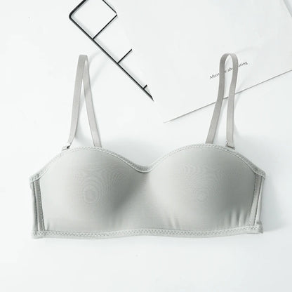 Women's Invisible Bra Strapless Bralette 1/2 Cup Underwear Sexy Lingerie Female Seamless Push Up Party Wedding Bras