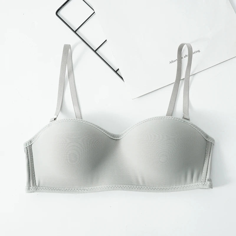 Women's Invisible Bra Strapless Bralette 1/2 Cup Underwear Sexy Lingerie Female Seamless Push Up Party Wedding Bras