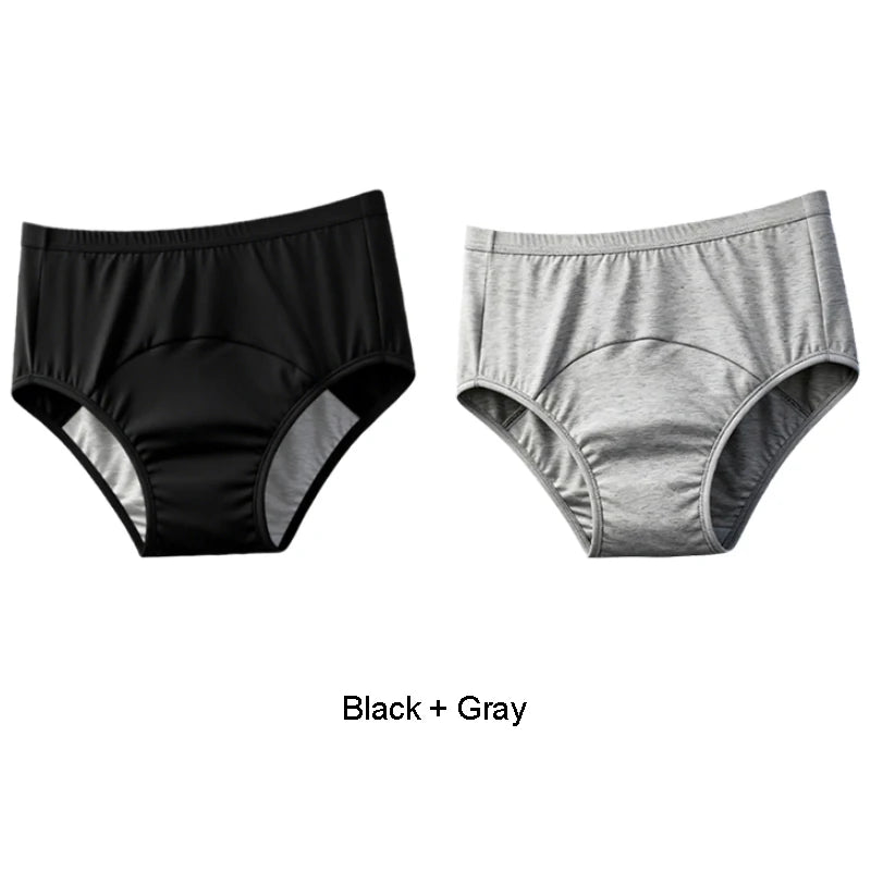 Incontinence Briefs Breathable Unisex Panties Set Pack Leak Proof Period Underwear for Women Plus Size Panties Lingerie Women's