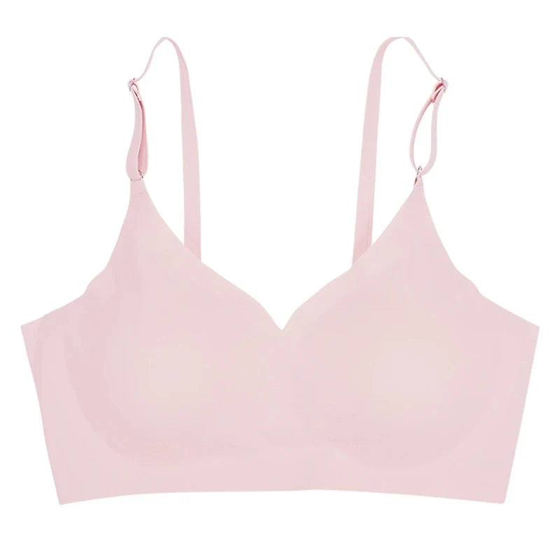 Seamless Bras for Woman Push Up Underwear Sleep Removable Padded Bralette One Piece Brassiere Wireless Comfort Intimate