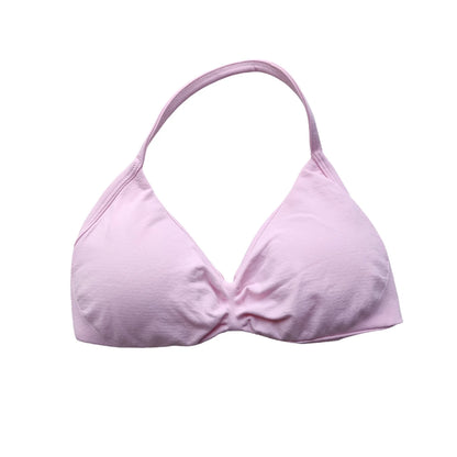 Impact Bra Women's Strappy Backless Halter Sports Bra With Removable Cups Seamless Yoga Gym Workout Activewear Fitness Clothing