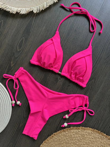 RUOTONGSEPT 2025 New Sexy 13 Color Triangle Bathing Suit for Women Brazilian Bikinis Swimwear Push Up Swimsuit Beach Bikini Set