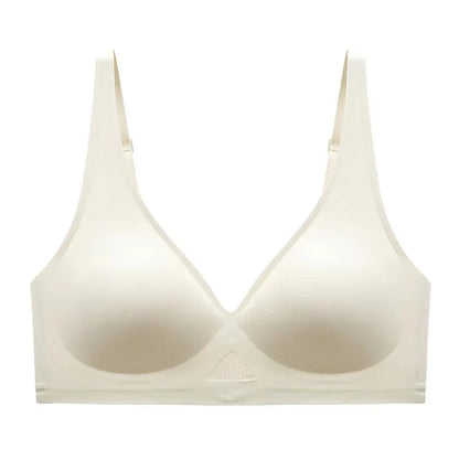 Seamless Bras For Women Push-Up Bra With Pads U-Shape Back Non-wire Brasiere Underwear Breathable V-Neck Sexy Lingerie S-XL