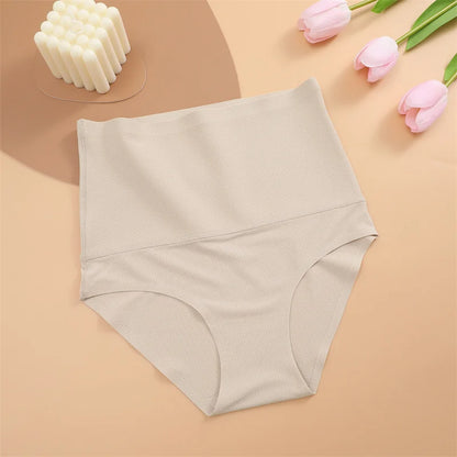 Seamless Shaperwear Women High Rise Briefs Sexy Silk Ultra Breathable Underwear Slimming Lifting Buttocks Corset Pants Elastic