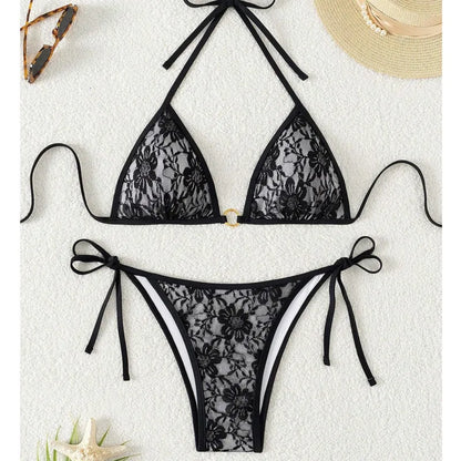 New Sexy Bikinis Lace Swimsuits Women Swimwear Push Up Female Beach Swimming Wear Bathing Suits Brazilian Bikini Set Pool Bather
