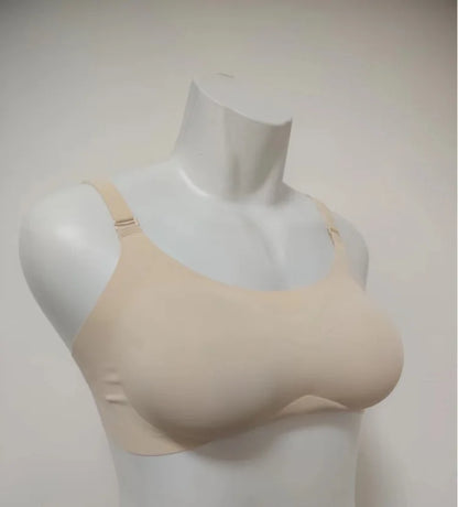 Female anchor fake chest bra women's Prosthesis underwear with breast pad sexy Lingerie Oversized silicone bras for Cosplay