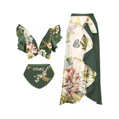 2023 Sexy Fashion One Piece Swimsuit Solid 3D Flower Summer Women Swimwear Beachwear Summer Luxury Monokini Bathing Suit