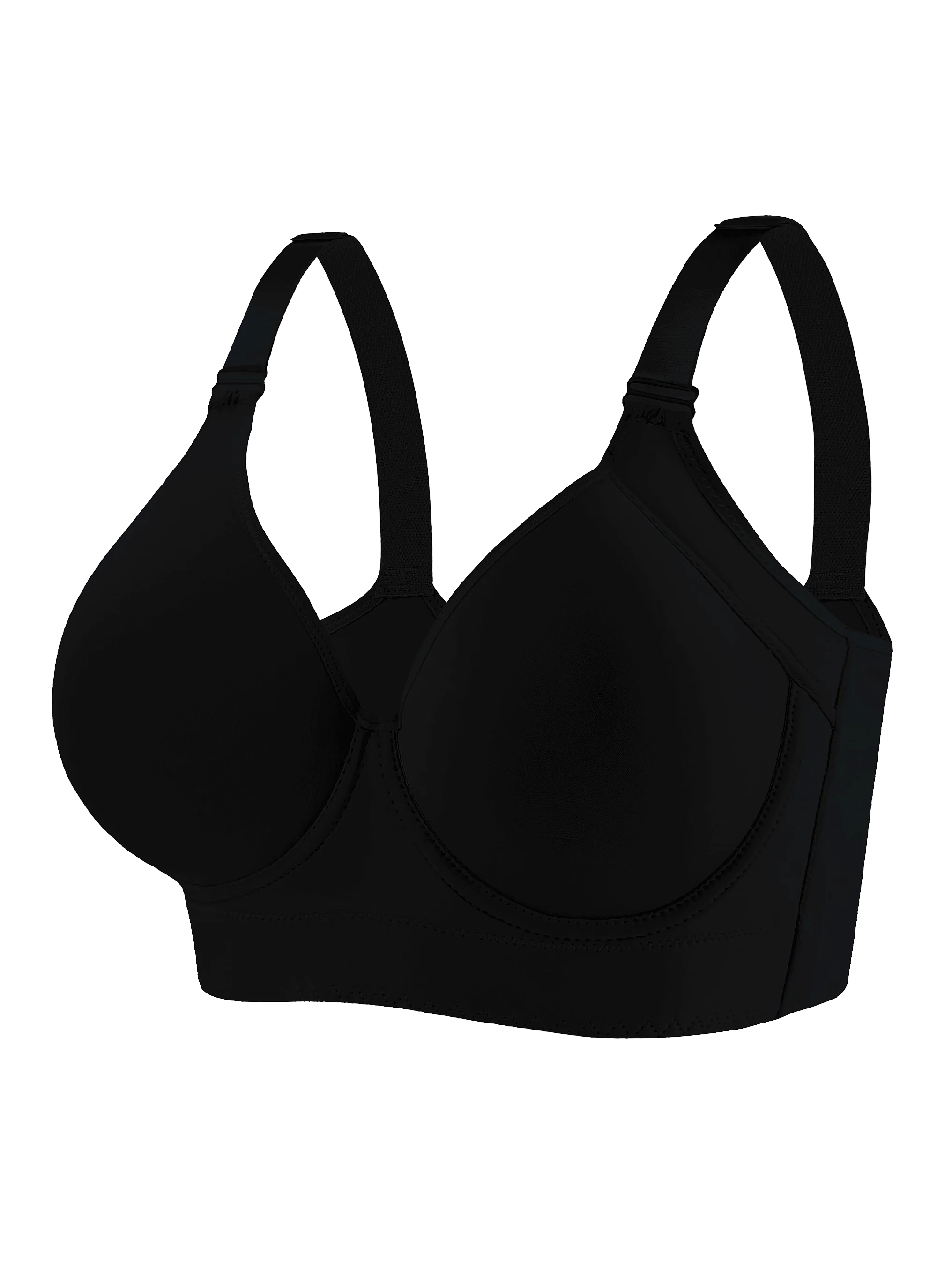 Western sizes of underwear  with steel rims, gathered together to prevent sagging, sporty and beautiful back, deep V-bra