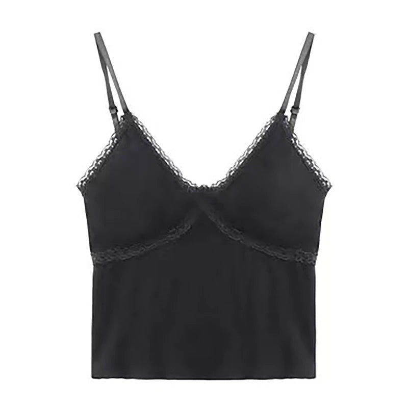 Crop Top Women Sexy Sleeveless Tops Fashion Female Underwear Lady's Camisole Girl Basic T-shirt Vest Lingerie Bras Tube Tops Hot