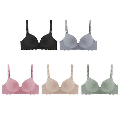 Women's Push Up Bras Sexy Seamless Breathable Female Wireless Underwear Gather Active Backless Sleep Tops Lingerie