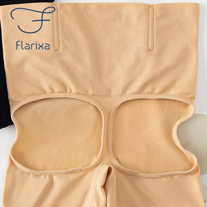 FLARIXA 1/2/3Pcs Shapewear Butt Lifter Seamless Women High Waist Slimming Panty Tummy Control Knickers Pant Briefs Body Shaper