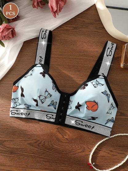 1pc Women's Casual Comfortable Wireless Bra
