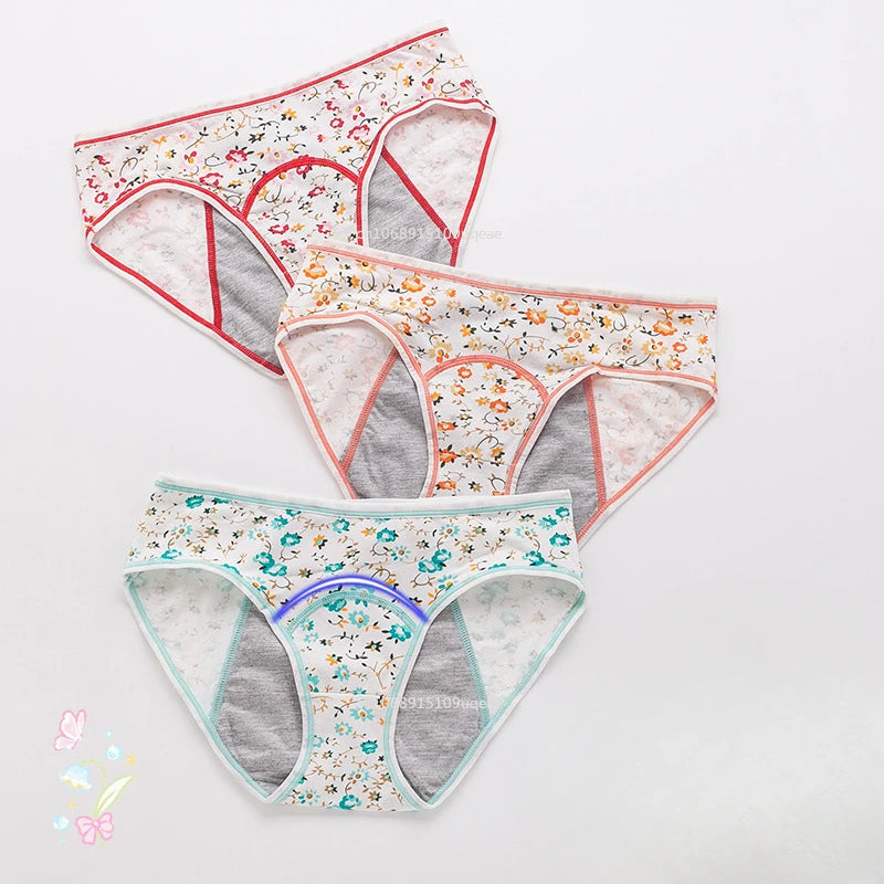 Women's Briefs Physiological GirlsPants Leak-proof Menstrual Underwear Cotton Ladies Breathable Cute Under Panties Underwear
